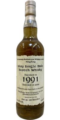 Islay Single Malt Scotch Whisky 1991 Kb Bourbon #168 51.2% 700ml