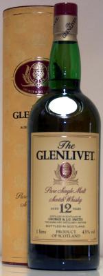 Glenlivet 12yo 43% 1000ml