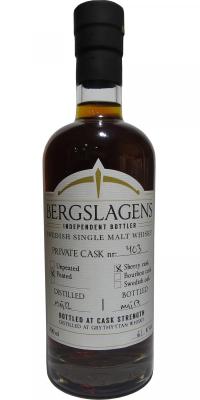 Bergslagens 2012 Ber Private Cask Sherry Cask 403 61% 700ml