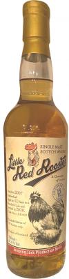 Lochindaal 2007 JW Little Red Rooster Bourbon Cask LRR 002 61% 700ml