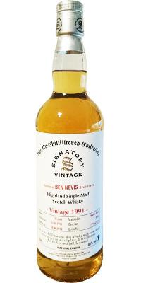 Ben Nevis 1991 SV The Un-Chillfiltered Collection Sherry Butt #2910 46% 700ml