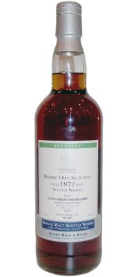 Glen Grant 1972 BR Berrys Own Selection Sherry Cask #693 57% 700ml