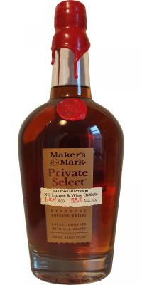 Maker's Mark Private Select Exclusive Oak Stave Selection NH Liquor & Wine Outlets 55.2% 750ml