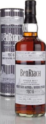 BenRiach 1976 Single Cask Bottling Refill Hogshead #3027 Van der Boog 44.2% 700ml