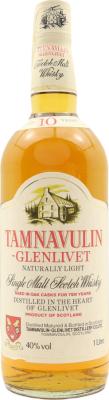 Tamnavulin 10yo Naturally Light 40% 1000ml