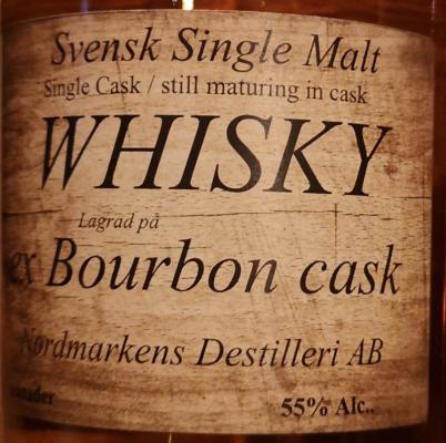 Nordmarkens Ex Bourbon Festival Exclusive Bourbon 56% 500ml