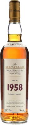 Macallan 1958 Fine & Rare 52.9% 700ml