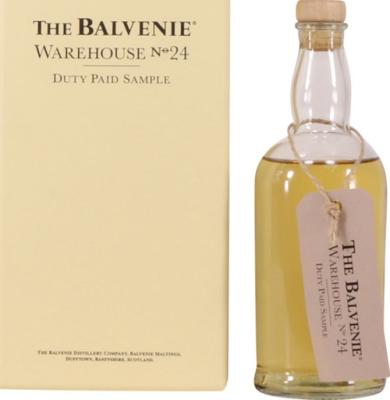 Balvenie 1999 Warehouse #24 1st Fill Bourbon Cask #193 Distillery only 59.3% 200ml