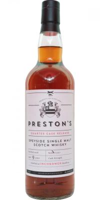 Inchgower 2008 Bewh Preston's Quarter Cask Release 58.8% 700ml