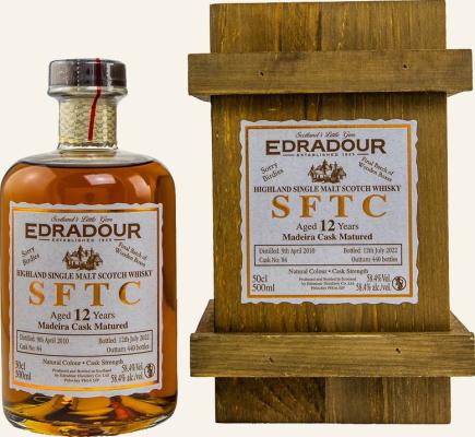 Edradour 2010 SFTC Madeira Cask Matured Madeira 58.4% 500ml