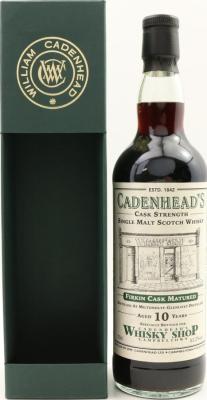 Miltonduff 10yo CA Cadenhead's Whisky Shop Campbeltown 53.2% 700ml