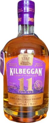 Kilbeggan 11yo Irish Single Malt Whisky Ex-Bourbon + Moscatel Finish Global Travel Retail 40% 700ml