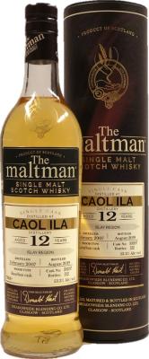 Caol Ila 2007 MBl The Maltman Bourbon Cask #303197 53.3% 700ml