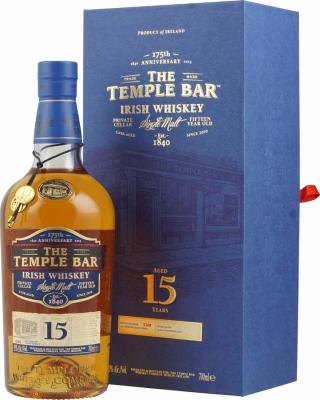 The Temple Bar 15yo Bourbon Casks 175th Anniversary 1840 2015 40% 700ml