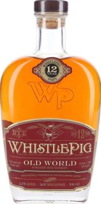 WhistlePig 12yo Old World Straight Rye Whisky 43% 750ml