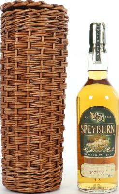 Speyburn 1977 Single Cask #1858 63.5% 700ml