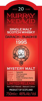 Darach Ruadh Iii 1995 MM 46% 750ml