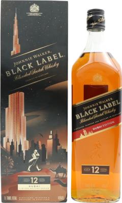 Johnnie Walker Black Label Dubai Edition 12yo 40% 1000ml