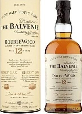 Balvenie 12yo Gift Set DoubleWood Sherry Cask Finish 40% 700ml