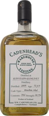 Glen Elgin 2009 CA Bourbon Hogshead 58.7% 700ml