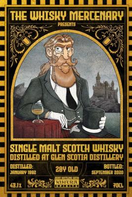 Glen Scotia 1992 TWM Ex-Bourbon 43.1% 700ml