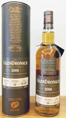 Glendronach 2008 Pedro Ximenez #8544 Taiwan Exclusive 61.8% 700ml