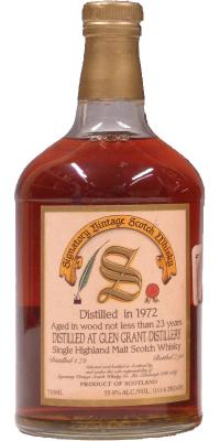 Glen Grant 1972 SV Vintage Collection Dumpy Oak Wood 55.8% 750ml