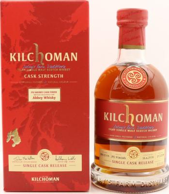 Kilchoman 2009 Single Cask for Abbey Whisky 285/2009 58.3% 700ml
