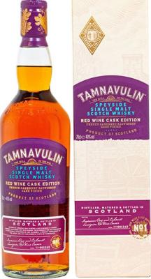 Tamnavulin Red Wine Cask Edition French Cabernet Sauvignon Finish 40% 700ml