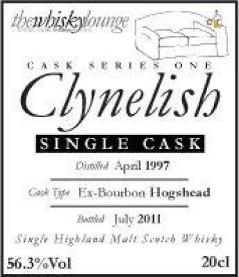 Clynelish 1997 TWL Cask Series One Ex-Bourbon Hogshead 7946 56.3% 200ml