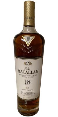 Macallan 18yo Sherry Oak Sherry Oak 43% 700ml