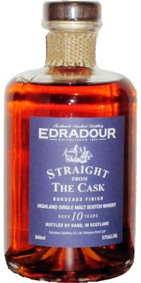 Edradour 1995 Straight From The Cask Bordeaux Finish 57% 500ml