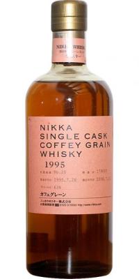 Nikka 1995 Single Cask Coffey Grain 12yo #179005 63% 700ml