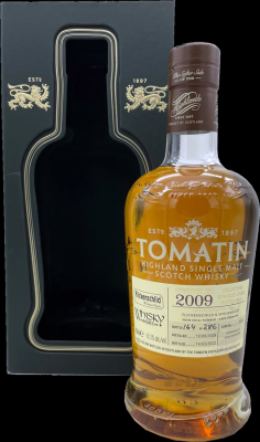 Tomatin 2009 Selected Single Cask Bottling Tempranillo Wine Barrique Flickenschild & Whiskyhort 60.3% 700ml