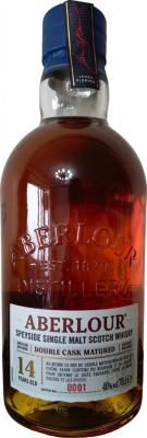 Aberlour 14yo Double Cask Matured American oak & sherry oak 40% 700ml