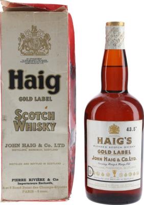 Haig's Gold Label Pierre Riviere & Cie 43.5% 750ml