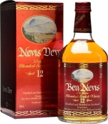 Dew of Ben Nevis 12yo De Luxe Blended Scotch Whisky 40% 700ml