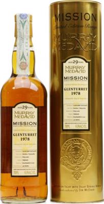 Glenturret 1978 MM Mission Gold Series Bourbon Tempranillo 45.8% 700ml