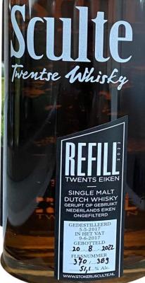 Sculte 2017 Twentse Whisky Refill 51.1% 500ml