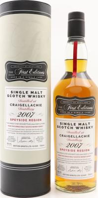 Craigellachie 2007 ED The 1st Editions Sherry butt 56.3% 700ml