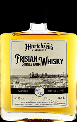 Hinrichsen's Winter Edition Frisian Single Farm Whisky Vermouth und Amerikanische Weisseiche 53% 500ml