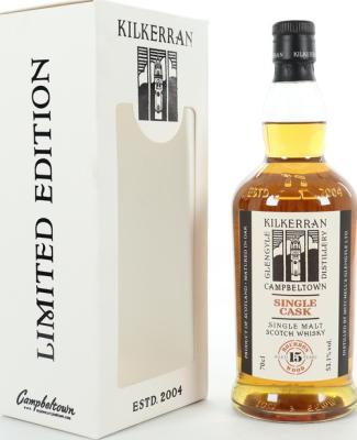 Kilkerran 15yo Single Cask Bourbon Wood UK Retailers 53.1% 700ml