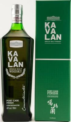 Kavalan Concertmaster Port Cask Finish 43% 750ml