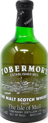 Tobermory Single Malt Scotch Whisky Green Dumpy Bottle 40% 750ml