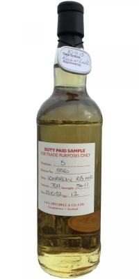 Longrow 2002 Duty Paid Sample For Trade Purposes Only Refill Bourbon Hogshead Rotation 556 54.1% 700ml