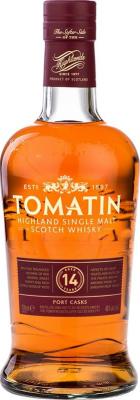 Tomatin 14yo Port Casks Ex-Bourbon Port Cask Finish 46% 700ml