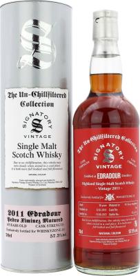 Edradour 2011 SV PX Sherry Hogshead Whiskyzone.de 57.5% 700ml