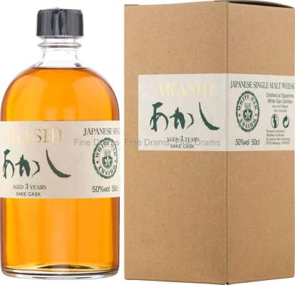 White Oak 3yo Akashi Sake Cask 50% 500ml