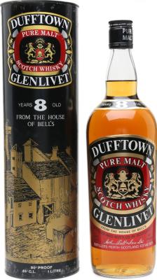 Dufftown 8yo Pure Malt Arthur Bell & Sons 46% 1000ml