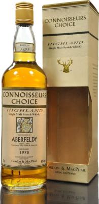 Aberfeldy 1978 GM Connoisseurs Choice 40% 700ml